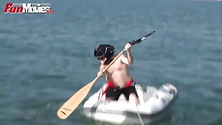 Vuile brunette Ryaan ...